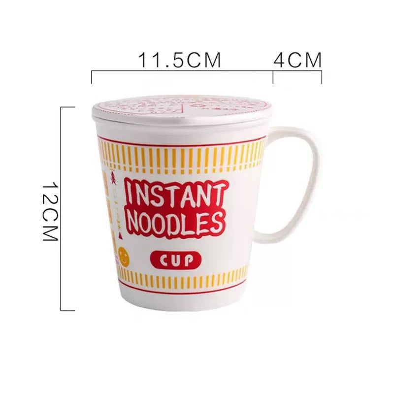 好宅選品 🏠 日式創意泡麵碗 大容量 手柄泡麵杯 陶瓷 大碗 可微波