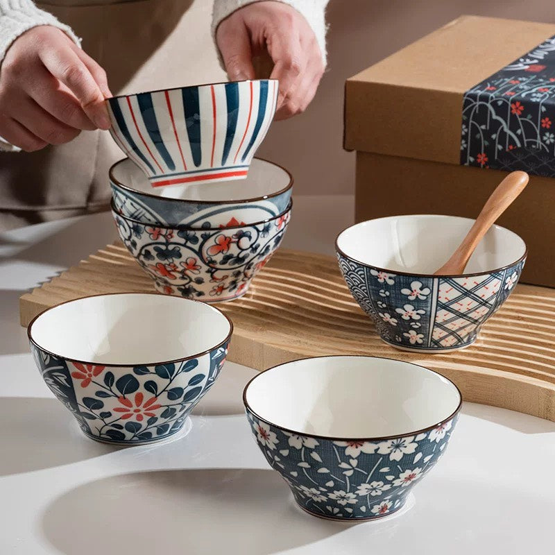好宅選品 🏠 日式復古和風陶瓷碗 4.5英吋 米飯碗 餐具 碗 器皿 禮盒