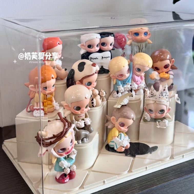 特價優惠中 🔥 積木展示盒 免組裝 收納盒 公仔展示盒 泡泡瑪特 popmart 壓克力盒 收藏盒 展示櫃 可堆疊