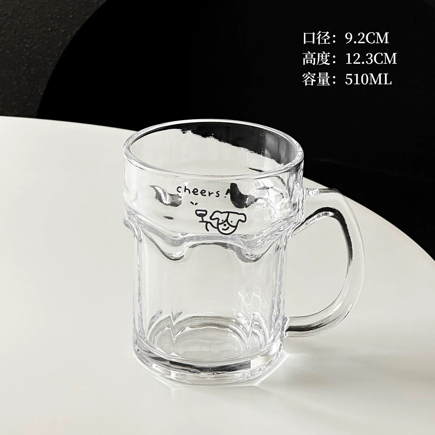 好宅現貨 🏠 Cheers 燒酒杯 玻璃杯 簡約插圖 水杯 酒杯