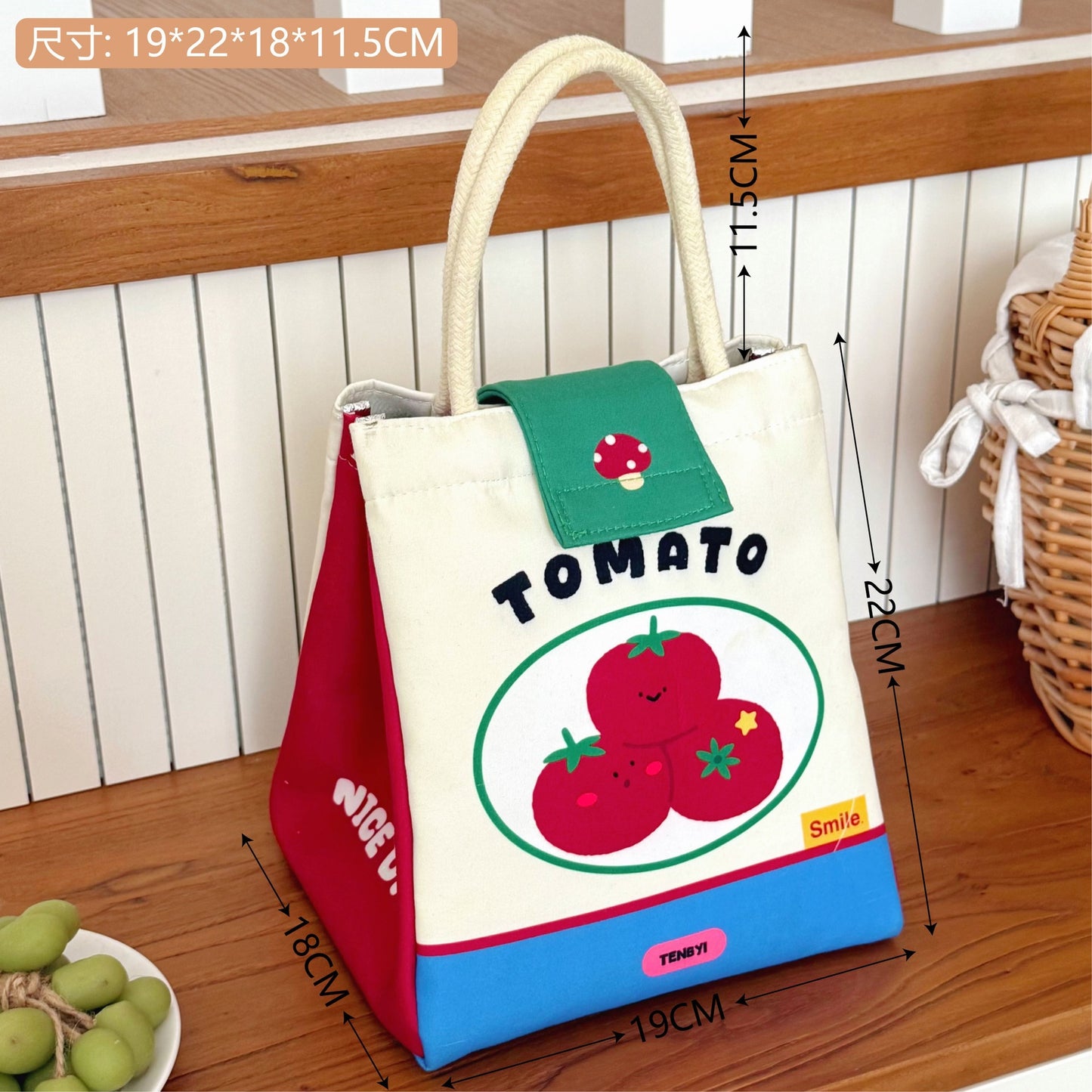 好宅選品 🏠 原創便當包 大容量手提袋 保溫保鮮袋 學生便當包 提袋 小包