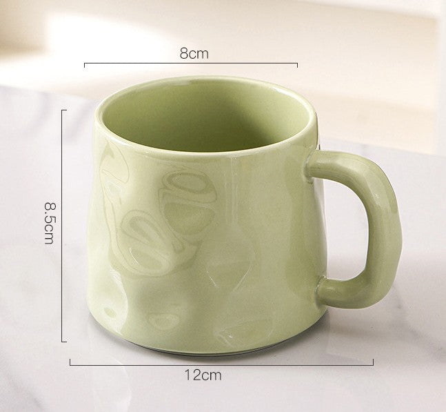 好宅選品 🏠 手捏紋 馬克杯 水杯 家用 (未完成上架