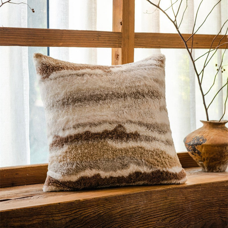 好宅選品 🏠 【絨布抱枕】枕套 馬年新年佈置 親膚 長短仿兔毛 枕頭 午睡枕 長形枕  沙發枕