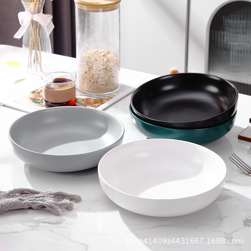 湯盤 家用湯圓盤 餐廳深底盤