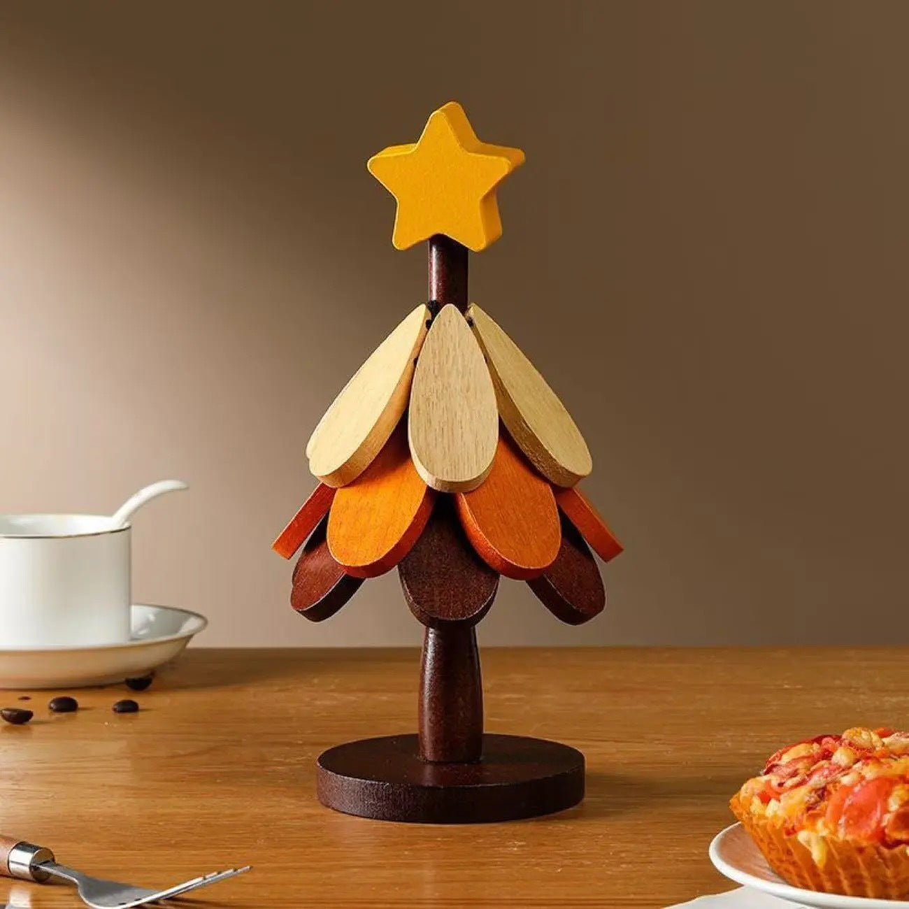 好宅選品 🏠 聖誕樹隔熱墊 杯墊 耐高溫餐墊 家用創意擺飾 聖誕樹 隔熱墊 防燙