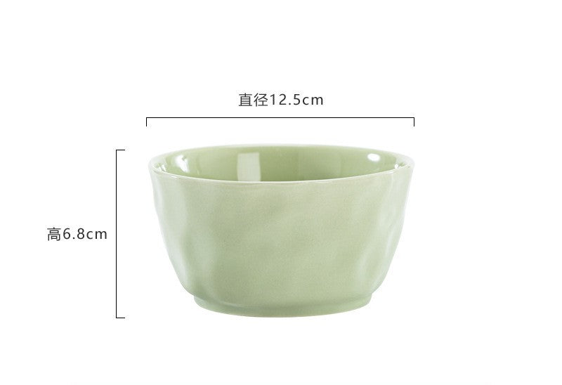 ins 奶油風格 碗碟套裝 陶瓷 餐具 喬遷新居 結婚禮物 碗碟筷碗盤 家用 碗筷 魚盤 方盤