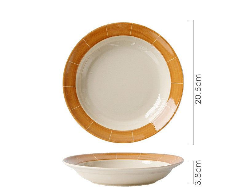 好宅選品 🏠 日式 陶瓷碗 陶瓷盤 釉下彩 ins風  碗盤 餐具