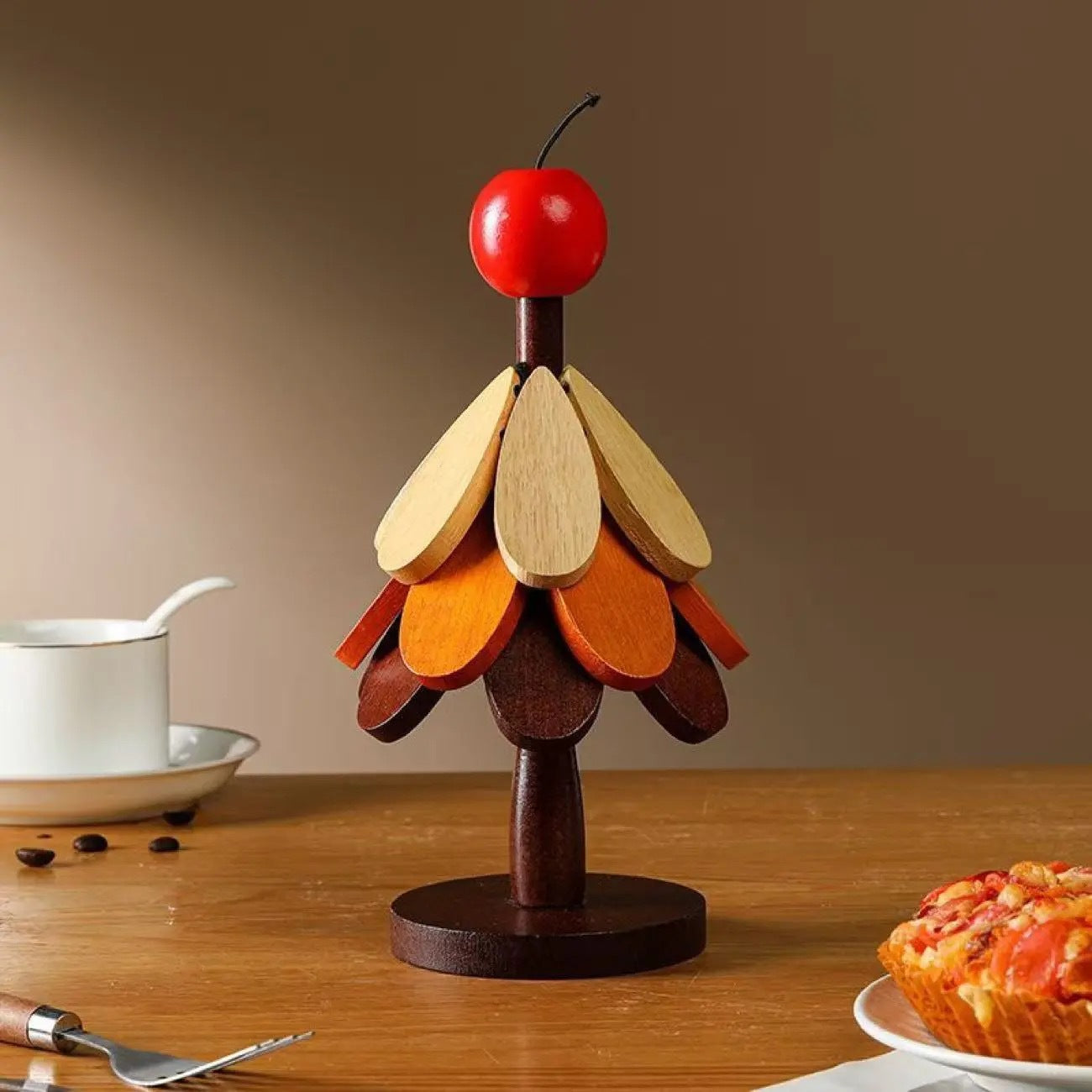 好宅選品 🏠 聖誕樹隔熱墊 杯墊 耐高溫餐墊 家用創意擺飾 聖誕樹 隔熱墊 防燙