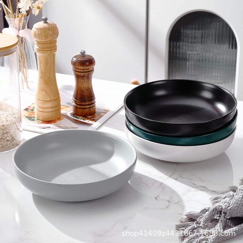 湯盤 家用湯圓盤 餐廳深底盤