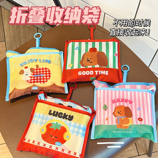 好宅選品 🏠 摺疊收納購物袋 便攜式 掛件 掛飾 防水手提袋 環保袋 提袋 包包