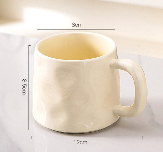 好宅選品 🏠 手捏紋 馬克杯 水杯 家用 (未完成上架