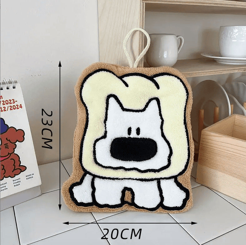 好宅選品 🏠 ins 擦手巾 掛式吸水加厚毛巾 擦手帕 洗手小方巾