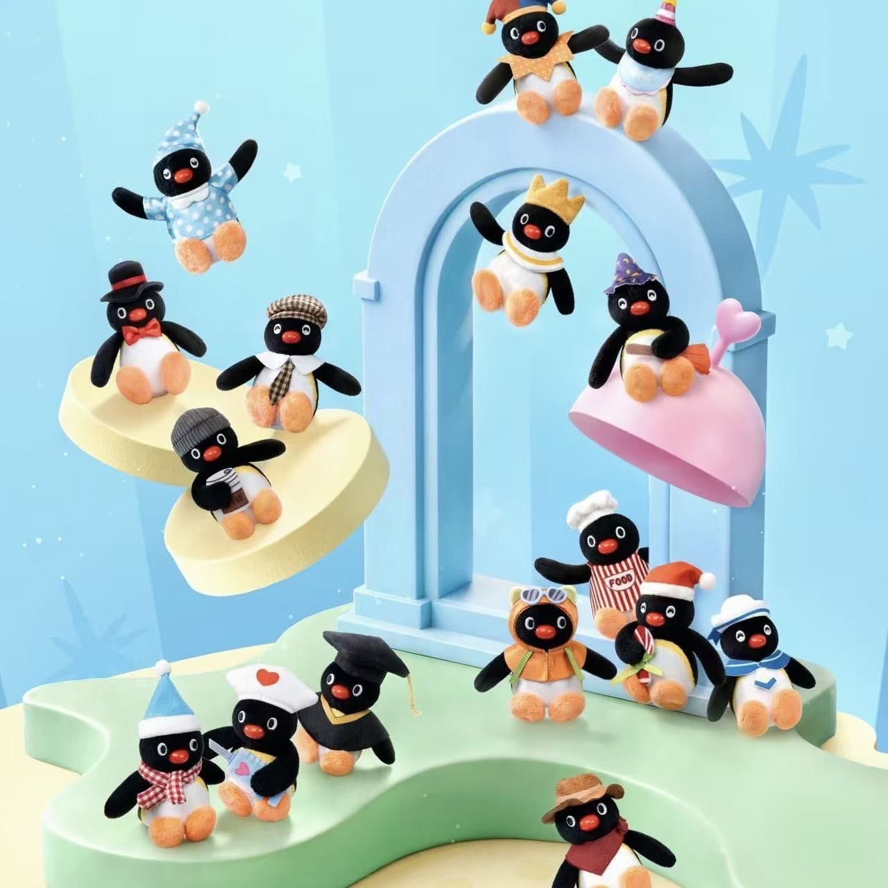 現貨秒發 ✅ Pingu 奇遇記 確認款 優邁 盲袋 公仔 毛絨 掛件 睡夢 王子 暖暖 航海 企鵝