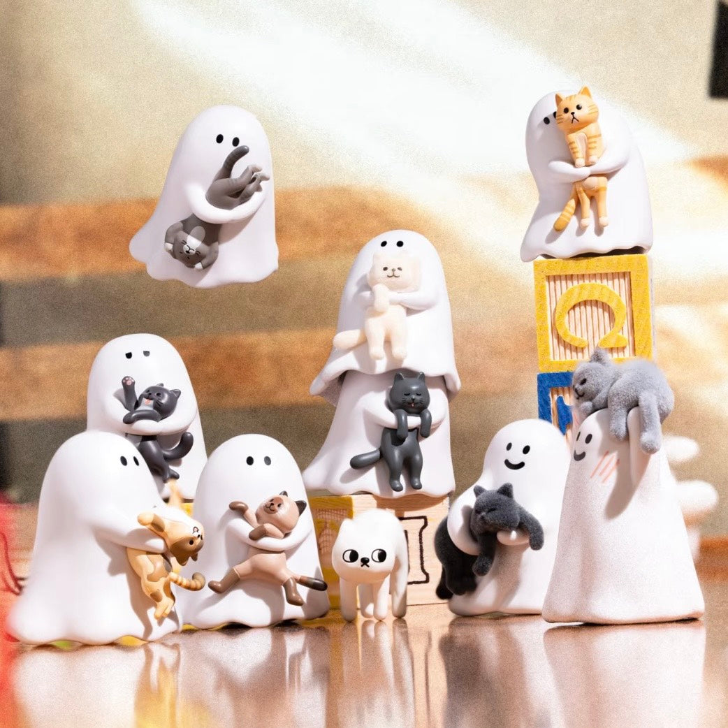 好宅現貨 🏠 小幽靈 給你看看我的貓 系列 盲盒 52TOYS 公仔 夜光 盒玩 盲抽 貓咪 禮物