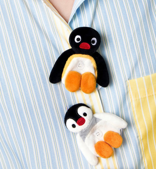 現貨秒發 ⚡ Pingu Gumoji X11 毛絨貼貼 盲袋 磁吸 掛件 掛飾 隱藏 愛心 鈕扣 點讚