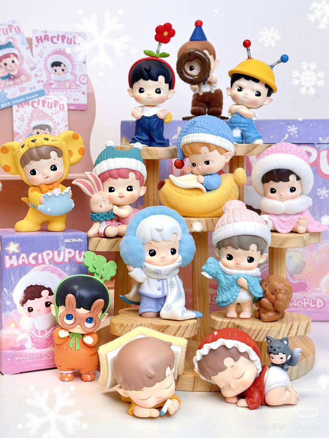 快速預購🔥 Hacipupu 我的小小世界 確認款 泡泡瑪特 popmart 隱藏 公仔 盲盒 暖呼呼 快快長大 迷糊胡