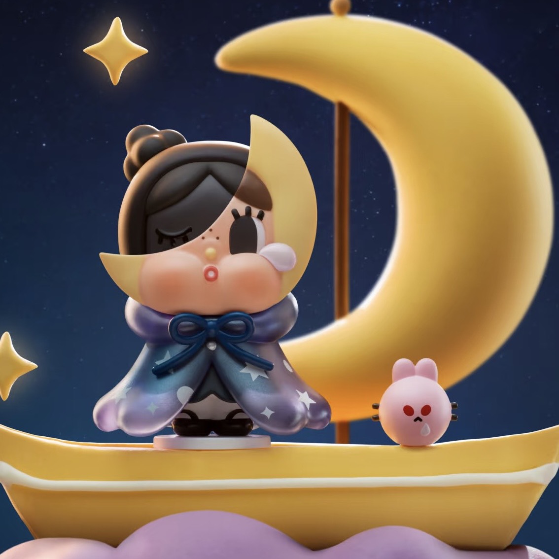 快速預購🔥 哭娃 出走的月亮 確認款 萌粒 泡泡瑪特 公仔 CRY BABY popmart 跳跳星 捕月能手 月夜戀歌