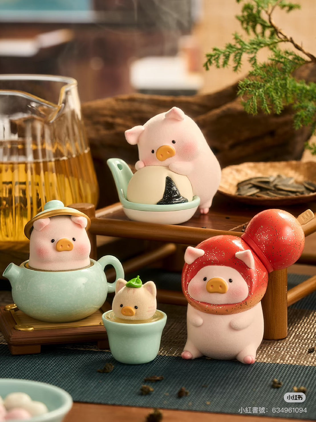 快速預購 ⚡ Lulu豬 Lu家小館 確認款 隱藏 公仔 52toys 盲盒 罐頭豬 脆皮烤鴨 糖葫LU 豬麻元宵 手辦