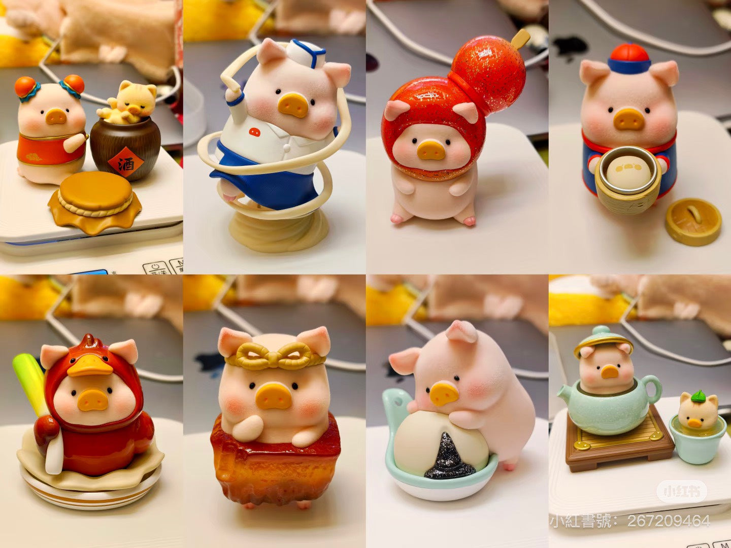 快速預購 ⚡ Lulu豬 Lu家小館 確認款 隱藏 公仔 52toys 盲盒 罐頭豬 脆皮烤鴨 糖葫LU 豬麻元宵 手辦