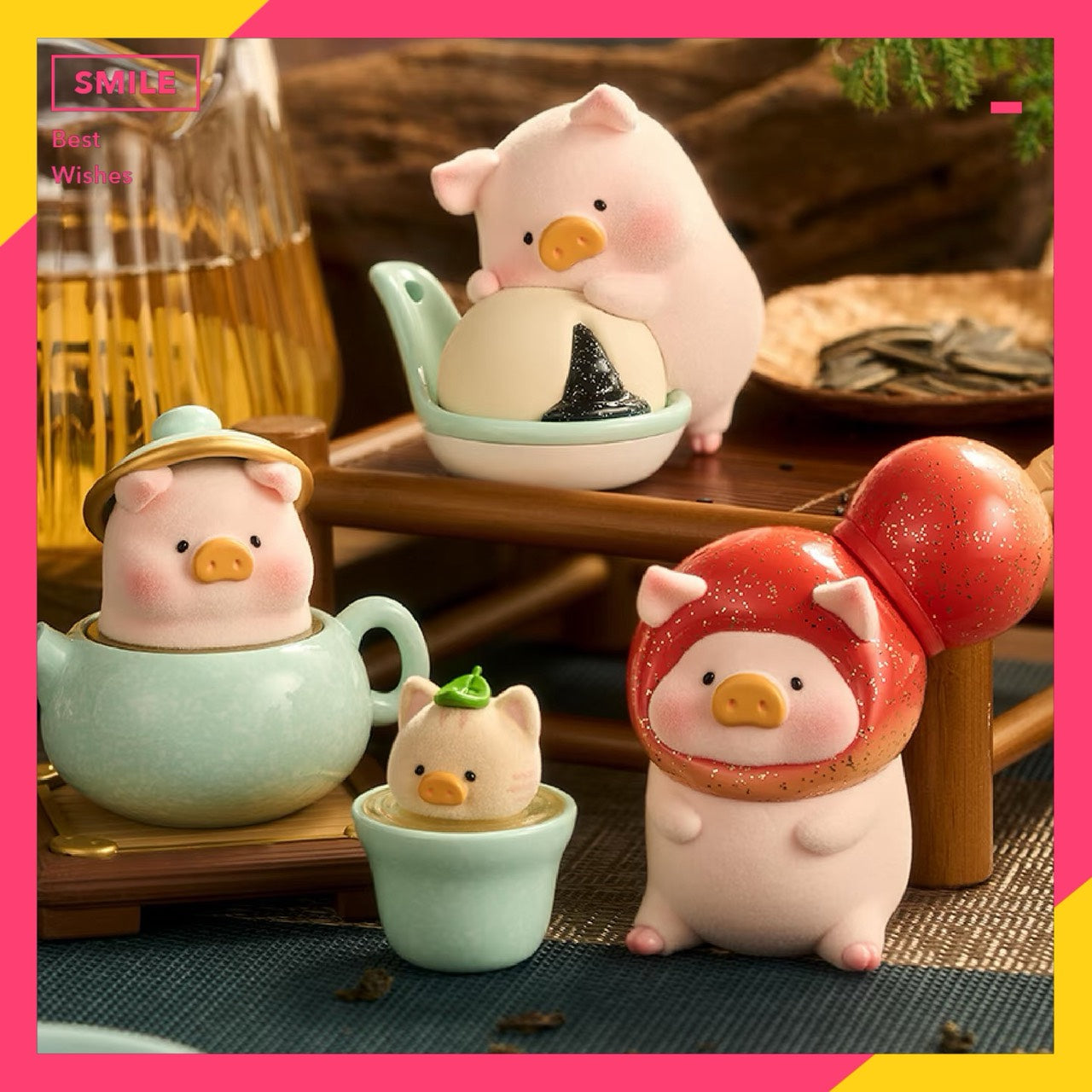 快速預購 ⚡ Lulu豬 Lu家小館 確認款 隱藏 公仔 52toys 盲盒 罐頭豬 脆皮烤鴨 糖葫LU 豬麻元宵 手辦