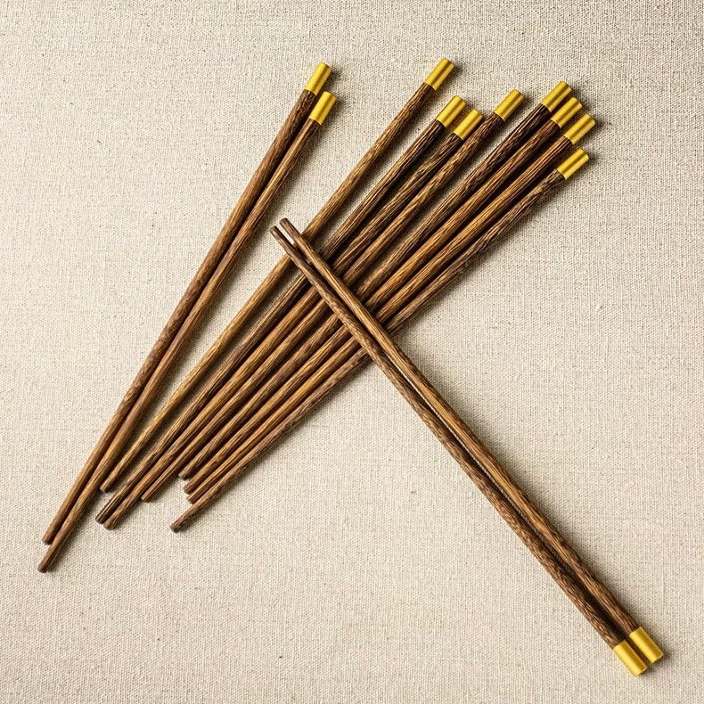 好宅選品 🏠 金頂木筷 耐高溫 無漆無蠟 筷子 餐具 木質