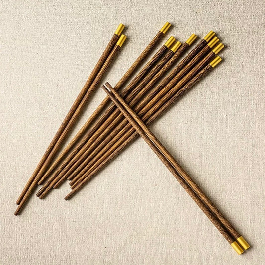 好宅選品 🏠 金頂木筷 耐高溫 無漆無蠟 筷子 餐具 木質