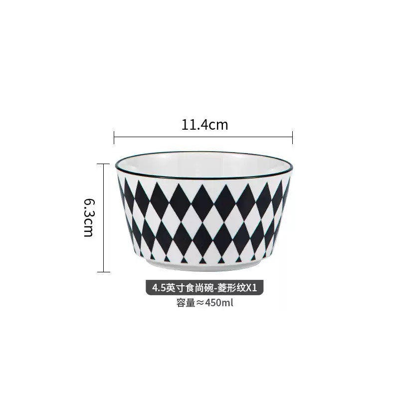 好宅選品 🏠 赫本摩登風格 陶瓷碗 餐具 碗公 餐碗 飯碗 器皿 餐盤 8吋盤 陶瓷盤