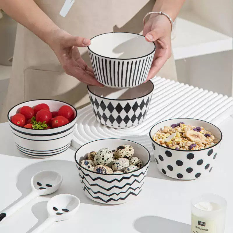 好宅選品 🏠 赫本摩登風格 陶瓷碗 餐具 碗公 餐碗 飯碗 器皿 餐盤 8吋盤 陶瓷盤