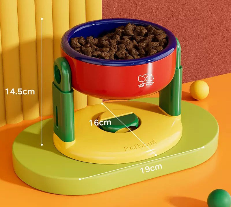 好宅選品 🏠 多巴胺寵物碗 飼料盒 吸盤防傾倒 升降可調式 狗盆 貓狗通用 水碗 狗碗 大容量收納盒 飼料分裝