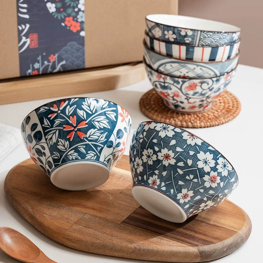 好宅選品 🏠 日式復古和風陶瓷碗 4.5英吋 米飯碗 餐具 碗 器皿 禮盒