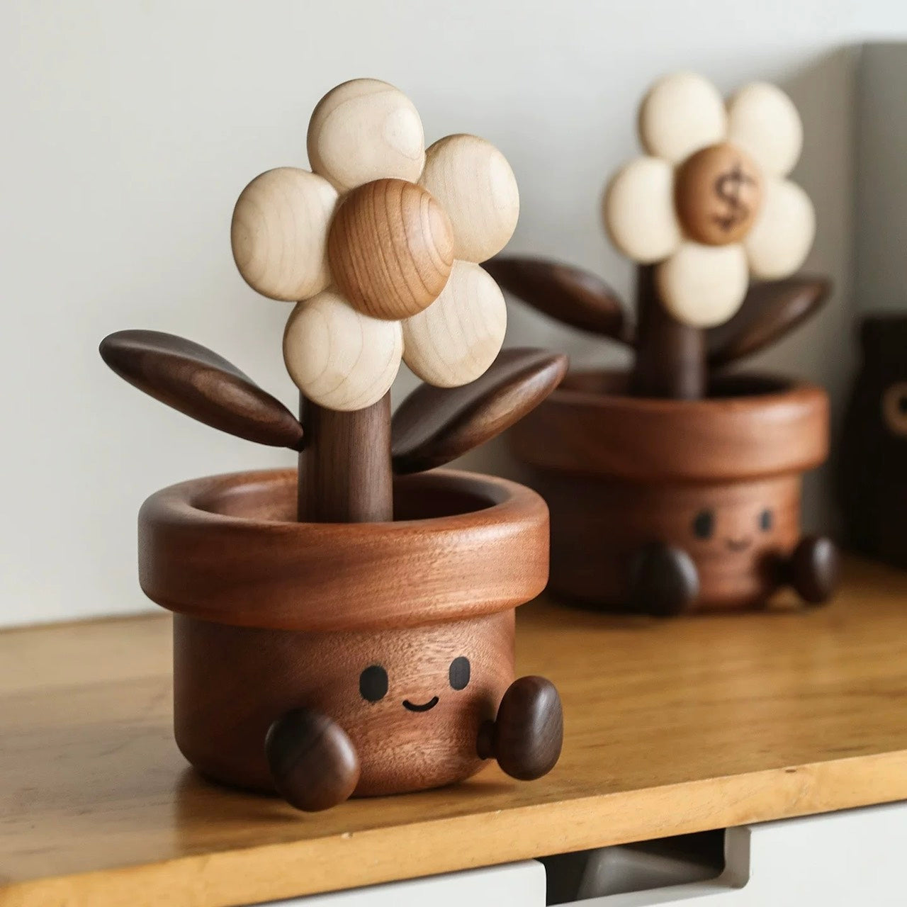 好宅選品 🏠 實木有錢花 好運太陽花 入厝禮 治癒手辦 新婚禮物 居家擺件