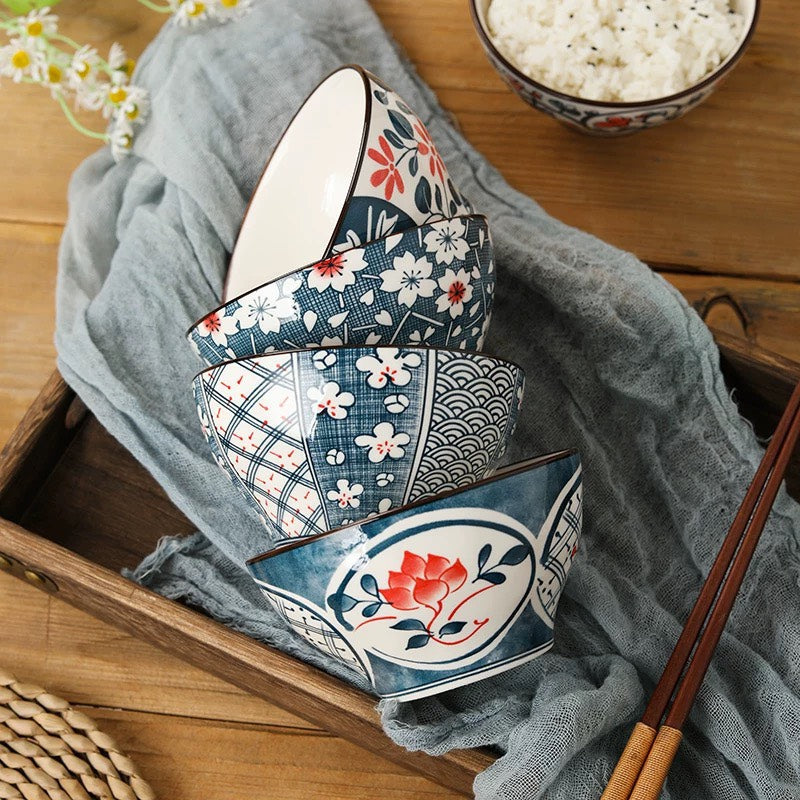 好宅選品 🏠 日式復古和風陶瓷碗 4.5英吋 米飯碗 餐具 碗 器皿 禮盒