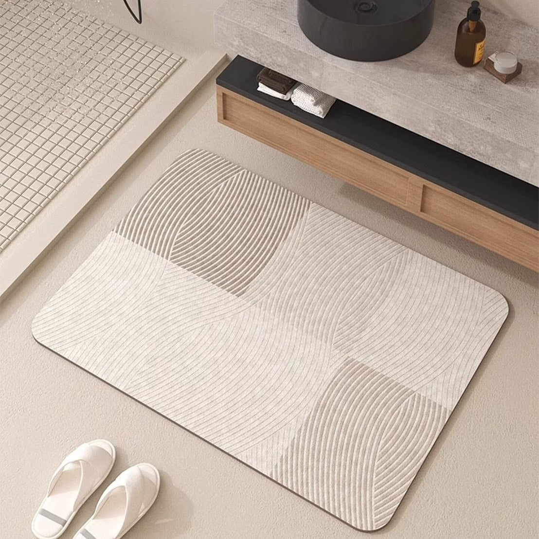 好宅選品 🏠 浴室地墊 羊絨 絨毛 廁所墊 防滑腳墊 進門 門墊 地毯 腳踏墊