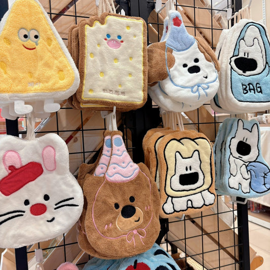 好宅選品 🏠 ins 擦手巾 掛式吸水加厚毛巾 擦手帕 洗手小方巾