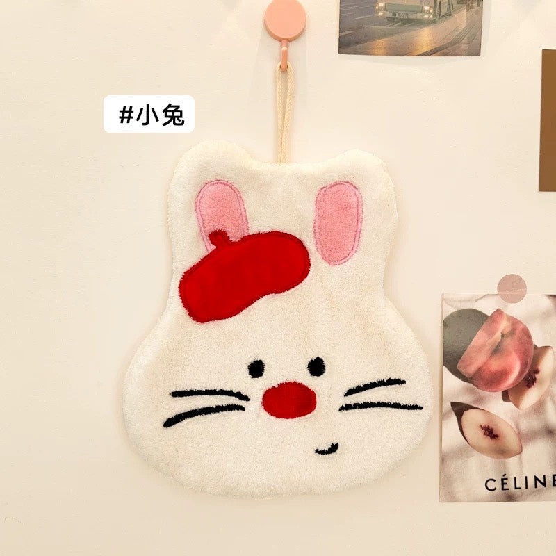 好宅選品 🏠 ins 擦手巾 掛式吸水加厚毛巾 擦手帕 洗手小方巾