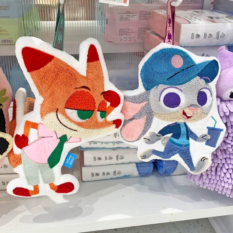 好宅選品 🏠 Miniso 動物方城市 茱迪 尼克 擦手巾 掛式吸水加厚毛巾 擦手帕 洗手小方巾 名創優品