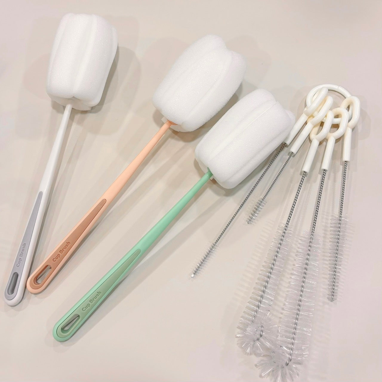 好宅選品 🏠 杯刷 吸管刷 五件套 保溫杯刷 瓶刷 長柄刷 清潔刷 奶瓶刷 海綿刷