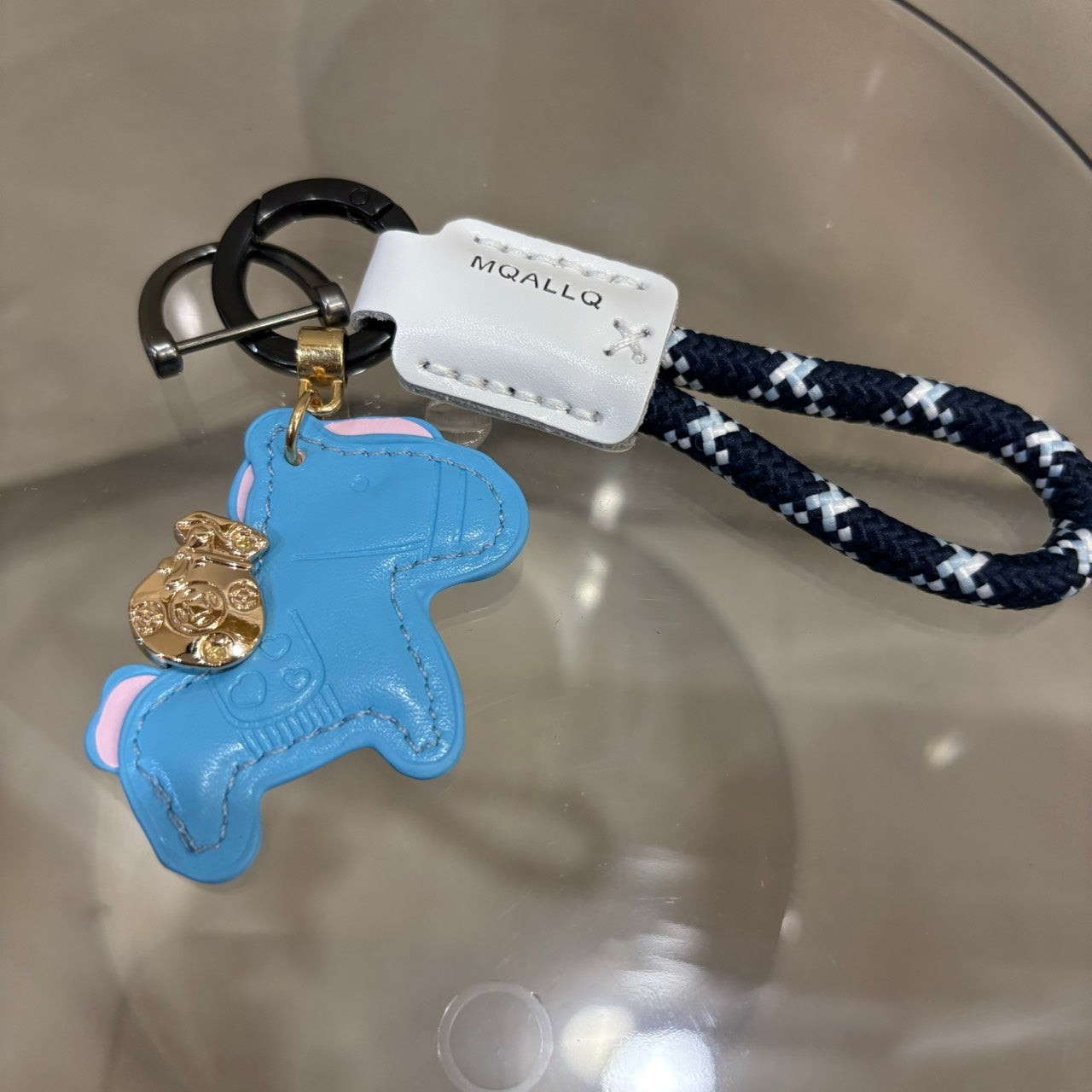 好宅選品 🏠 2026 馬上有錢 手工牛皮汽車 鑰匙扣 掛件 皮革掛飾 新年裝飾