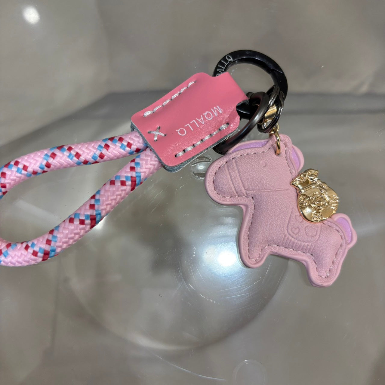 好宅選品 🏠 2026 馬上有錢 手工牛皮汽車 鑰匙扣 掛件 皮革掛飾 新年裝飾