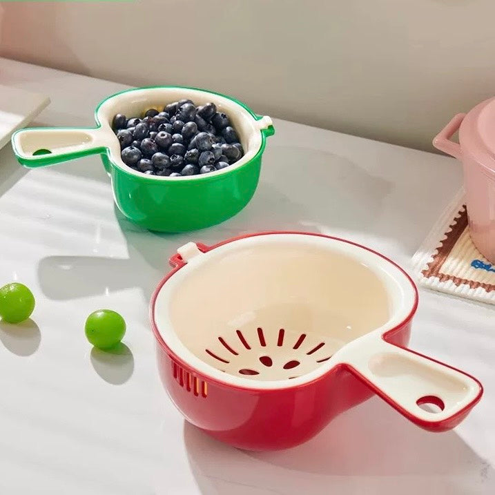 好宅選品 🏠 蘋果瀝水籃 造型 三色(未上架完成