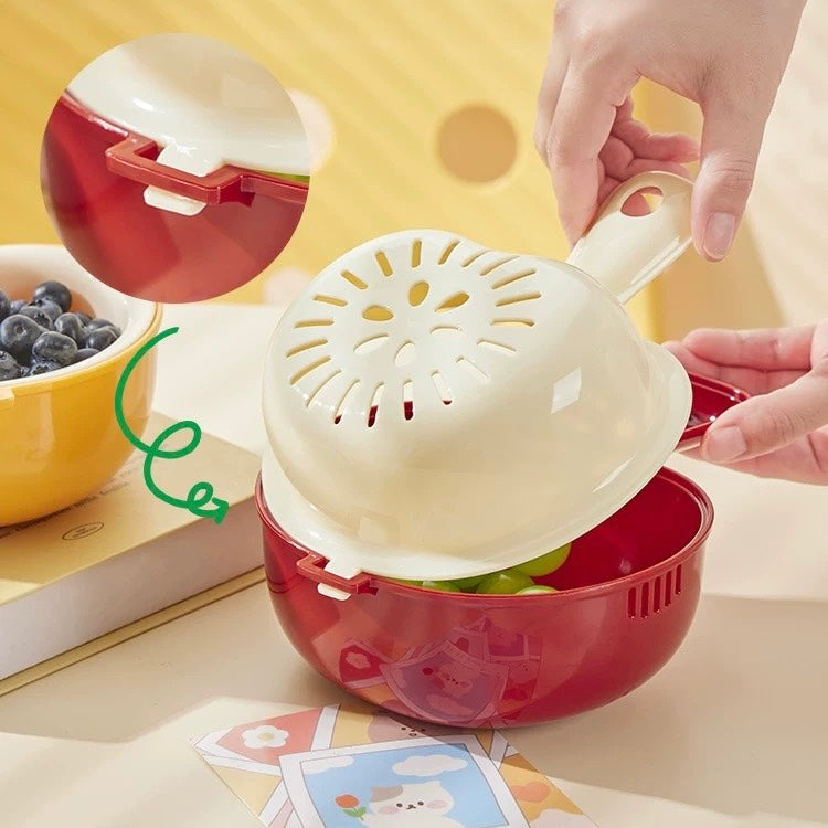 好宅選品 🏠 蘋果瀝水籃 造型 三色(未上架完成