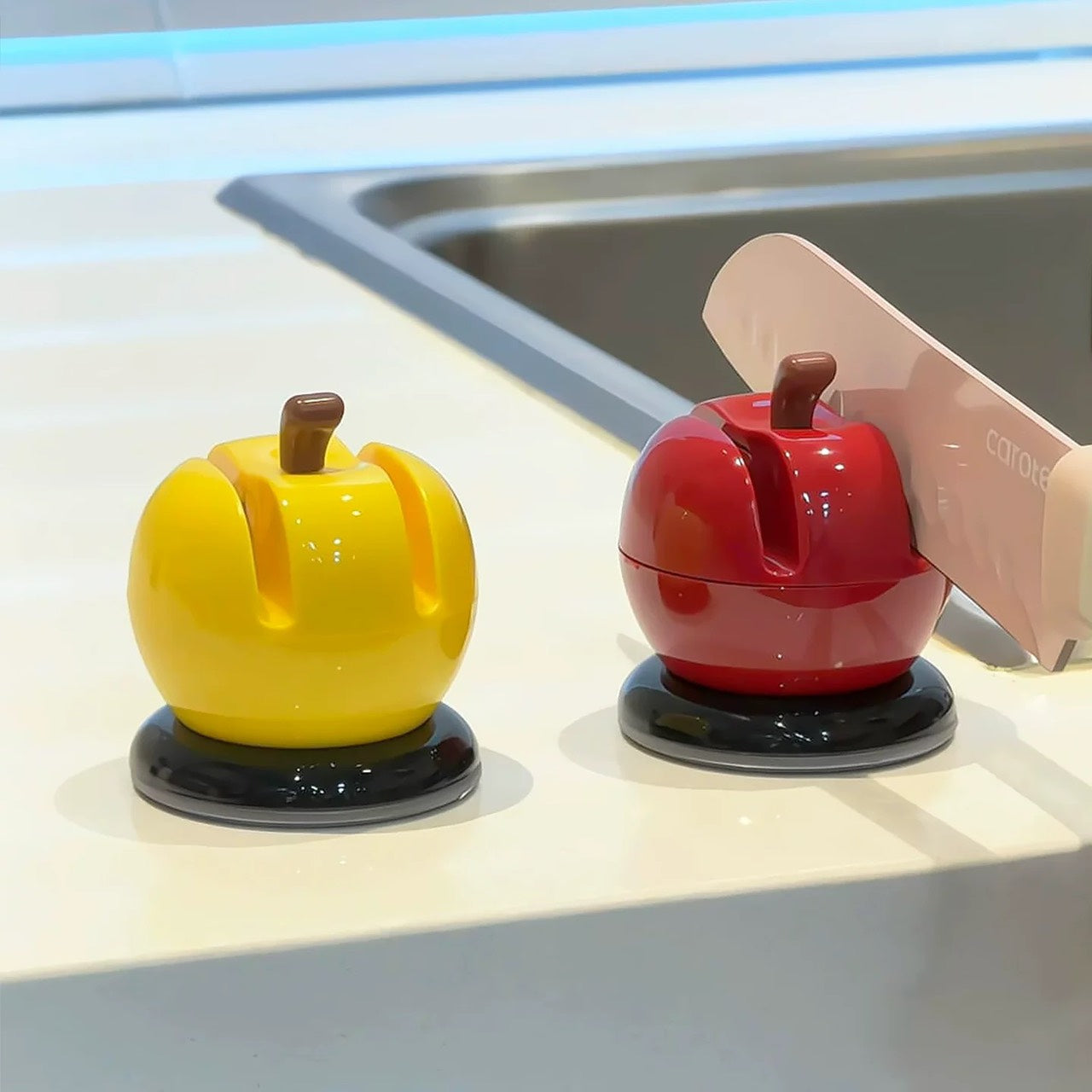 好宅選品 🏠 蘋果造型 磨刀器 迷你 方便(未上架完成