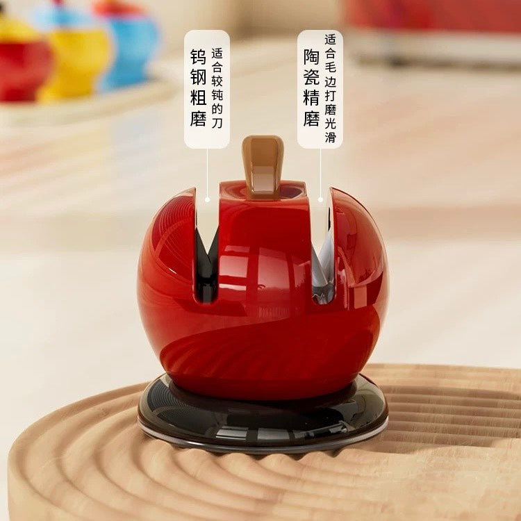 好宅選品 🏠 蘋果造型 磨刀器 迷你 方便(未上架完成