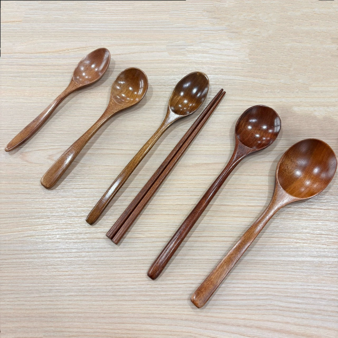 好宅選品 🏠 日式 原木深色木匙 家用木質湯匙 木頭叉子餐匙餐叉 木筷