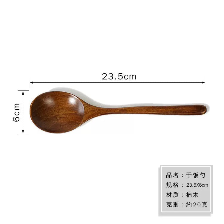 好宅選品 🏠 日式 原木深色木匙 家用木質湯匙 木頭叉子餐匙餐叉 木筷