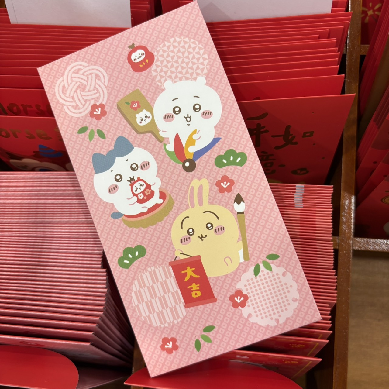 好宅選品 🏠  吉伊卡哇 馬年紅包 新春 紅包袋 紅包袋 明信片 chiikawa 利是封