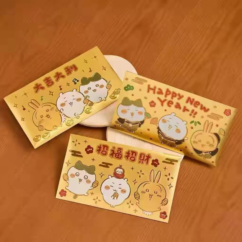 好宅選品 🏠  吉伊卡哇 馬年紅包 新春 紅包袋 紅包袋 明信片 chiikawa 利是封