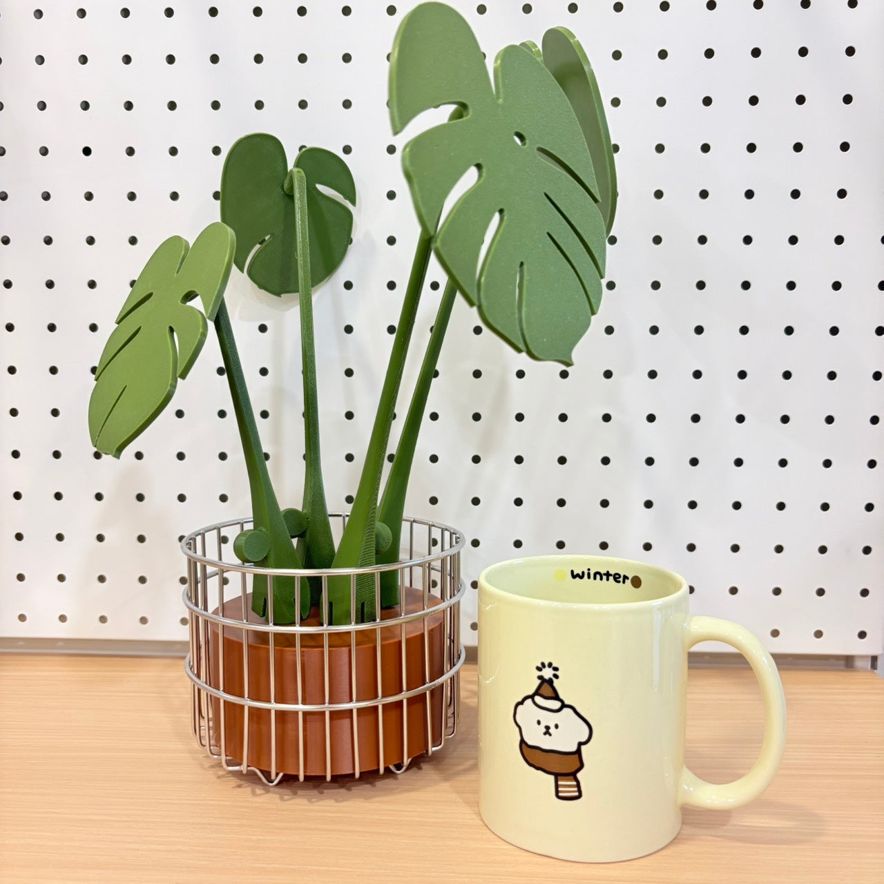 好宅選品 🏠 植栽造型磁吸隔熱墊 杯墊 隔熱 創意擺飾 水杯墊 龜背芋造型