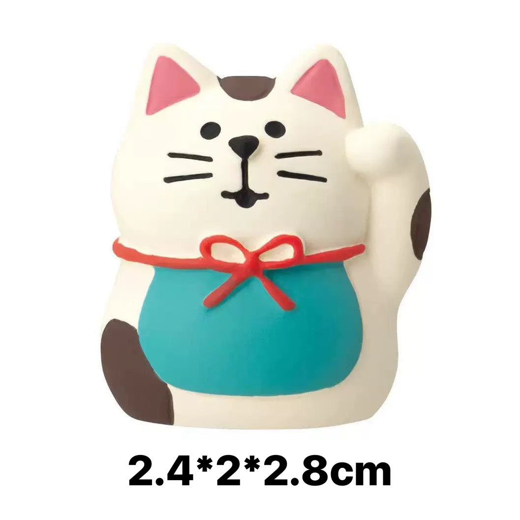 現貨秒發 ✨ 日式貓zakka 招福 DIY 潮玩擺件 新年禮物 公仔 造景小擺件 招財貓擺飾 微縮模型