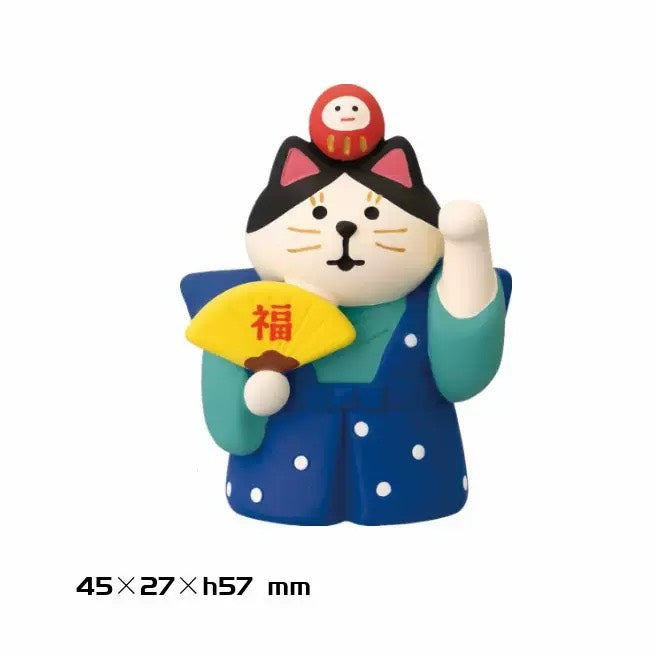 現貨秒發 ✨ 日式貓zakka 招福 DIY 潮玩擺件 新年禮物 公仔 造景小擺件 招財貓擺飾 微縮模型